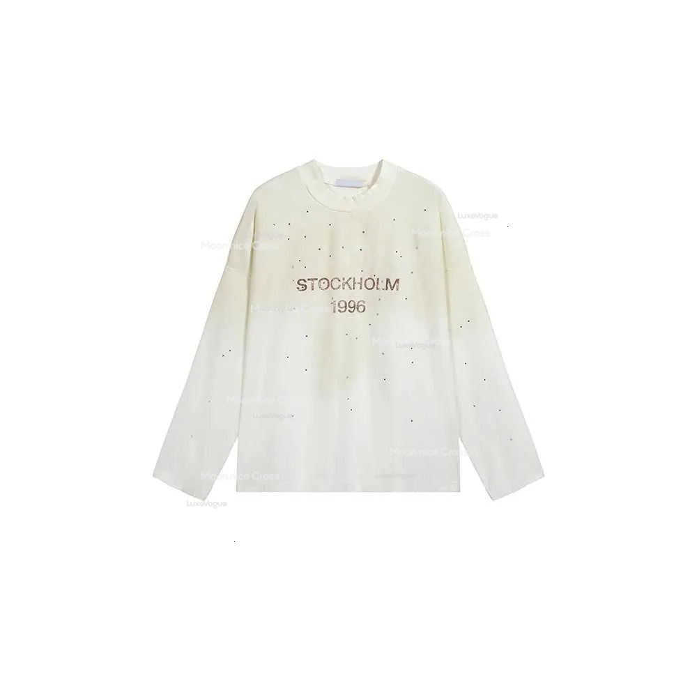 Acnes Tshirt 2025 Best Version 1 1 STOCKHOLM 1996 Printed Women Men T Shirts Tees Hiphop Oversized Men Casual Cotton T Shirt Summer Style C5e