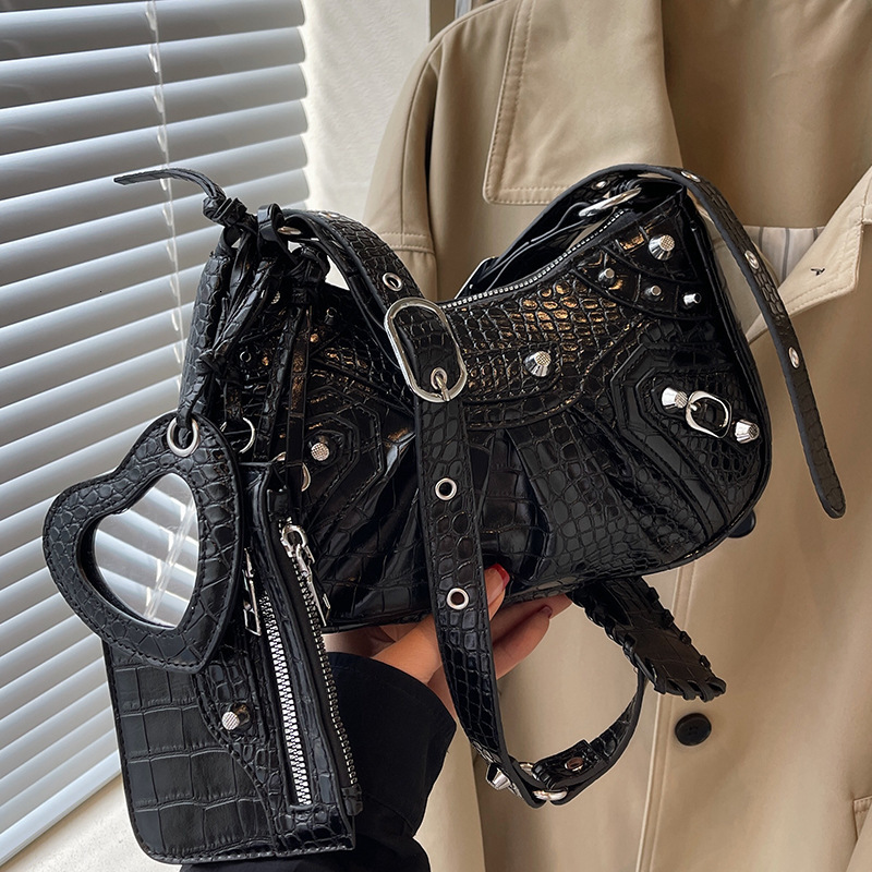 autumn new niche atmosphere design fashionable style light luxury mother bag women s new fashionable motorcycle crossbody bag designer shoulder bag