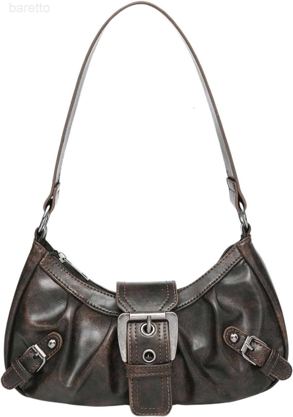 Womens Y2k Purse Goth Handbag Punk Hobo Shoulder Bag Clutch Purses Bags M250903