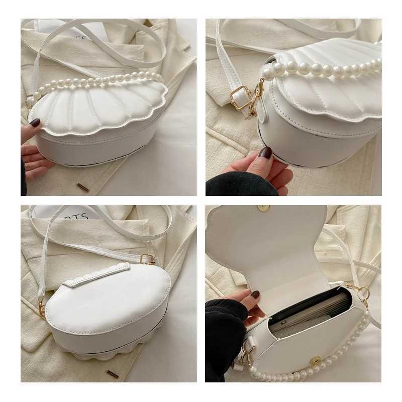 Koreanstyle Chic Singleshoulder Bag Niche Trend Shell Bag Fashionable and Simple Crossbody Bag 2025 Summer New Bag for Women Z250903