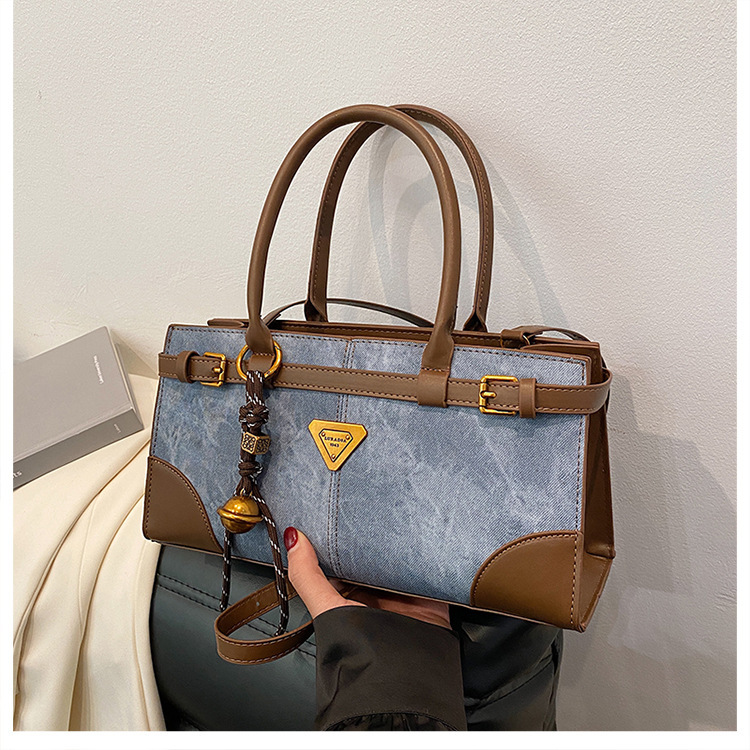 Free Shipping Designer Tote Handheld Fashion Casual Briefcase for Women 2025 Winter New Retro Elegant Shoulder Bag Ladies Bag