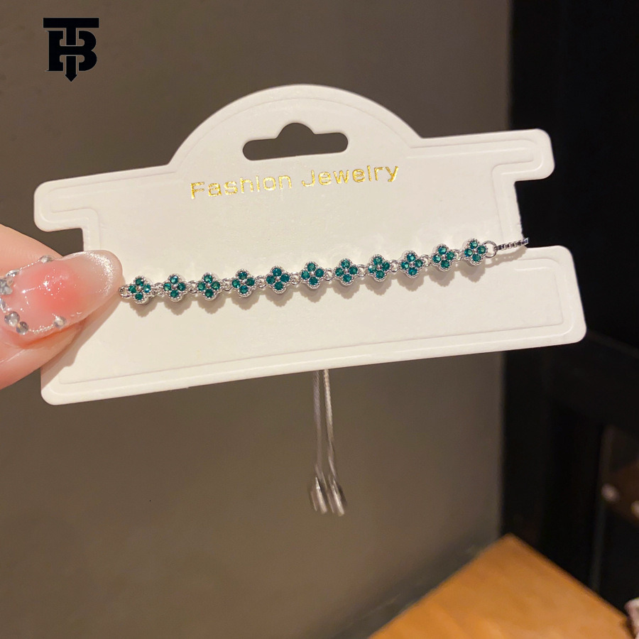 TB BHULAMTE Designer Lady Zircon Flower Bracelet Light Luxury High-end Bracelet Fashionable Small Multi-functional Jewelry