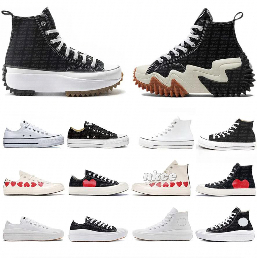 conves shoe Canvas Shoes Sneaker men women shoes Canvas Shoes Sneaker Thick Bottom platform shoes Designer Black White Run Star Shoes Motion shoe