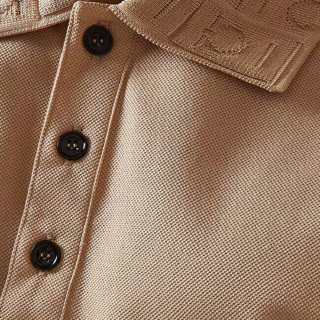 Luxury Men's Golf Polo High Quality V-Neck Short Sleeve Designer Sports Shirt Solid Pattern Apparel