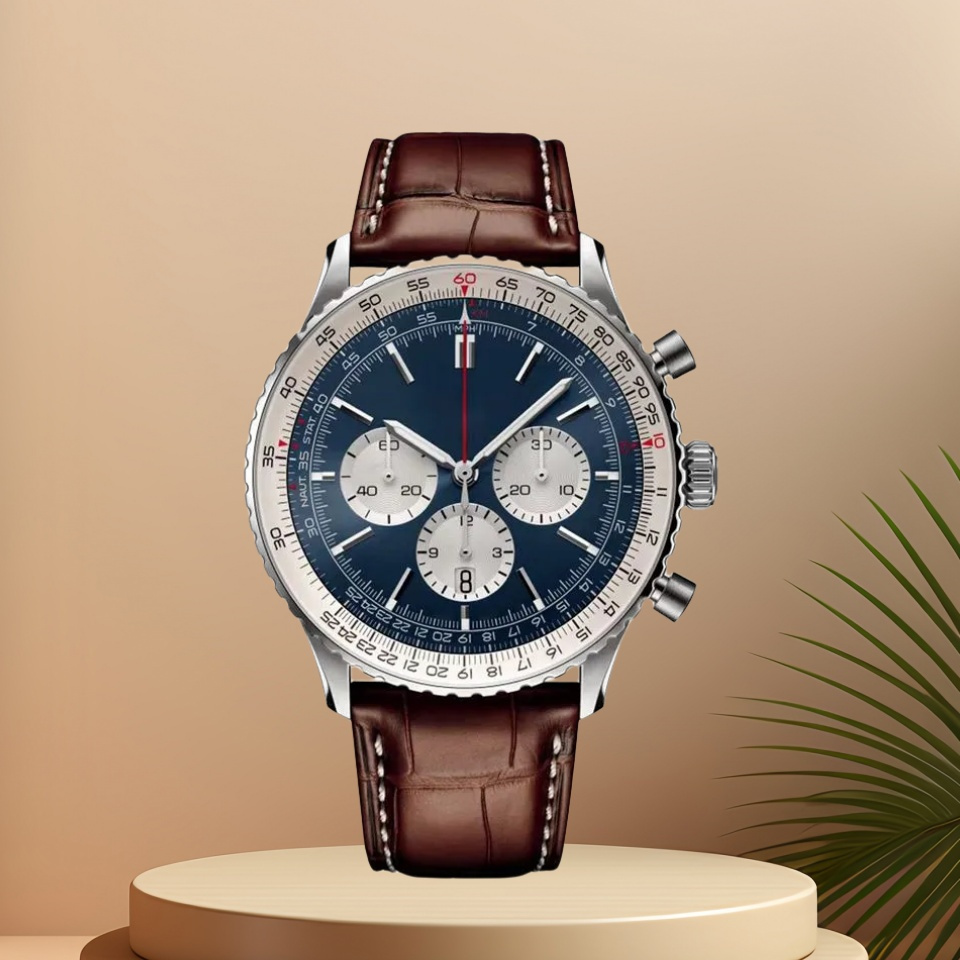 men watches designer watch mens watch imported quartz movement stainless steel strap/cowhide strap men's watch 001