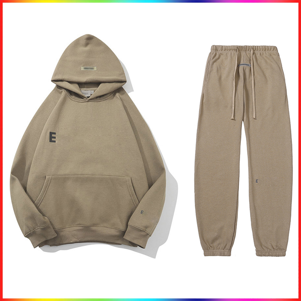 essentials Baggy Hoodie & Sweatpants Set for Men essential hooded sweatshirt- Oversized Pullover Tracksuit, essentielss hoodie Hip Hop Style 63b