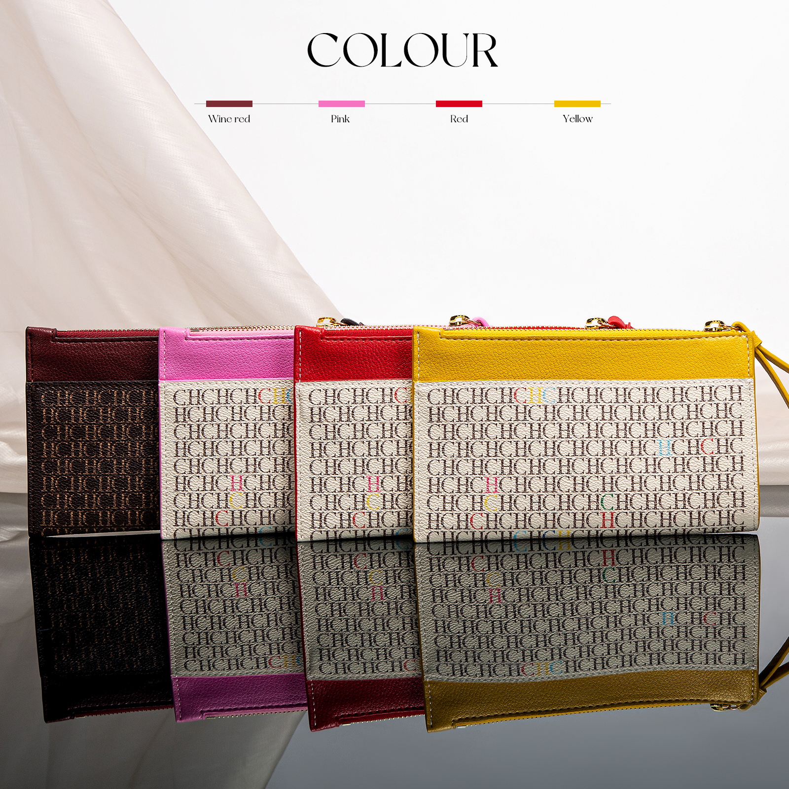 CHCH Retro Classic Fashion Season New Women's Clutch Bag Letter Print Design Portable Style Simple Versatile