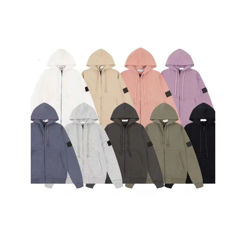 Designer Hoodie men hoodies sweatshirt casual hoodie Designer Hip Hop Topstoney Classic Armband Zip Casual Sweatshirt Outdoor top clothes