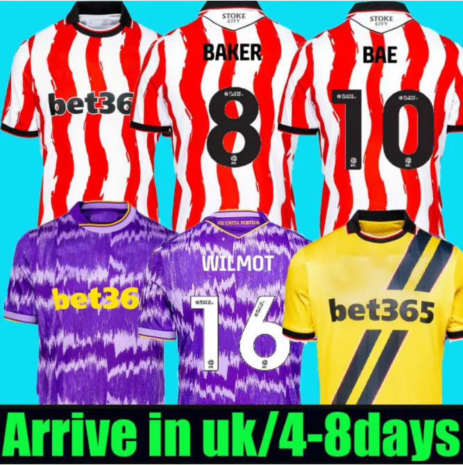 2025 2026 Stoke soccer jersey City 25 26 BAKER BAE WILMOT MANHOEF home away third football shirts men kids kit