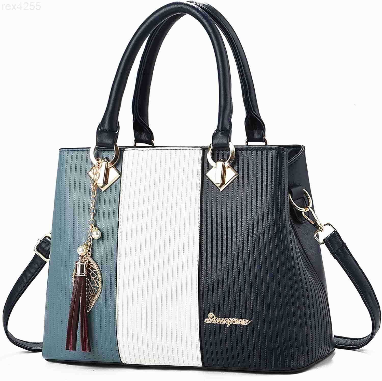 Purses and Handbags for Women Leather Tote Shoulder Bag Medium Satchel Purse Top Handle Bags for LadiesW250903