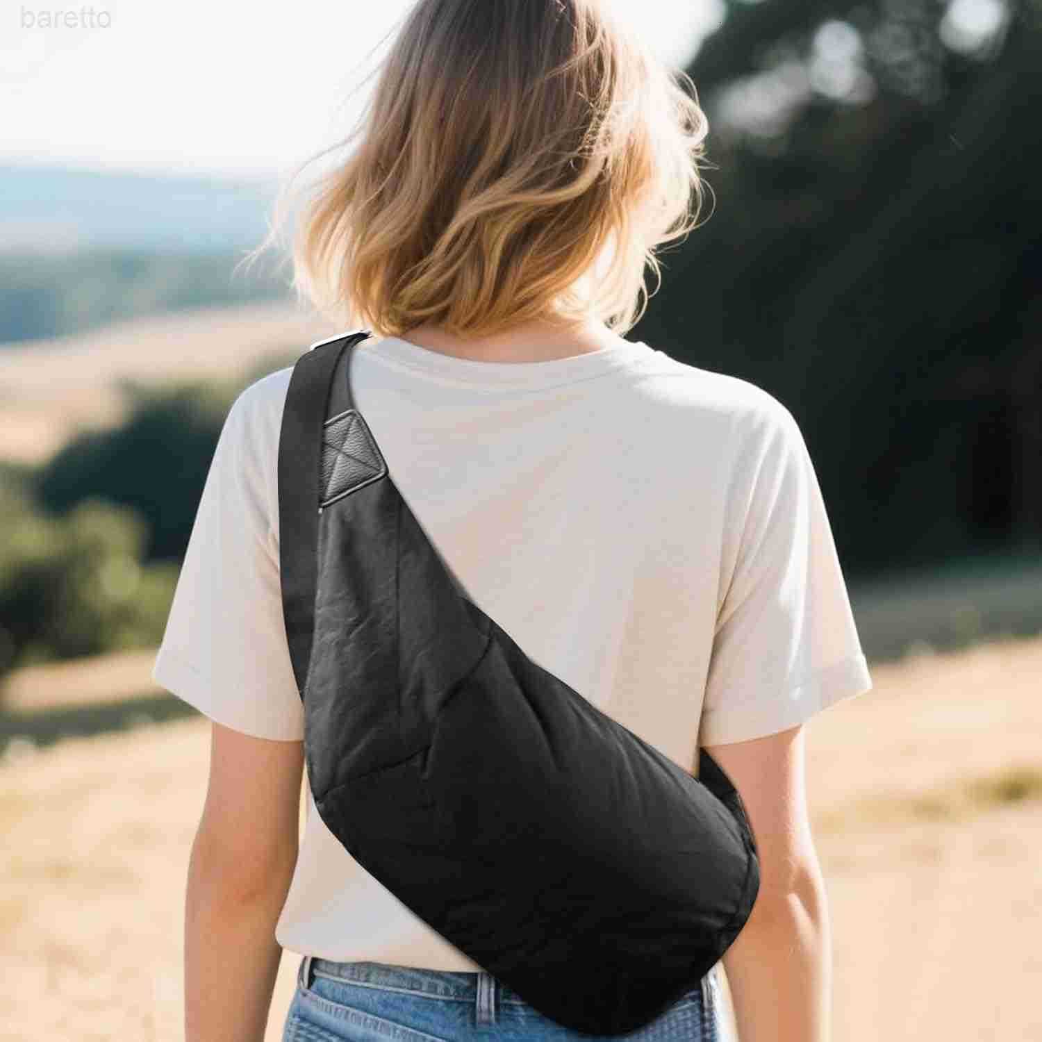 Sling Bag Crossbody Bags for Women with Adjustable Shoulder Strap Crescent Bag with Long Shoulder Strap M250903