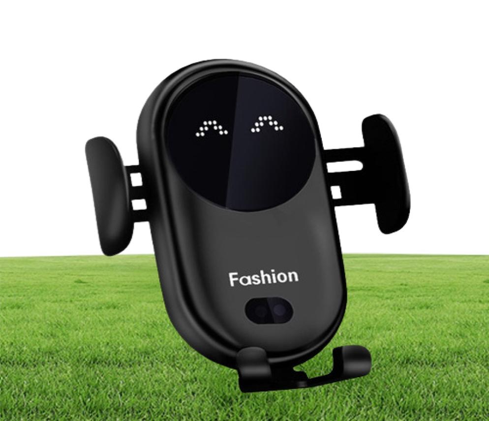 S11 Automatic Infrared Sensor Car Wireless Charger 15W Wireless Fast Charging Mobile Phone Air Vent Mount Phone Holder Bracket3493553