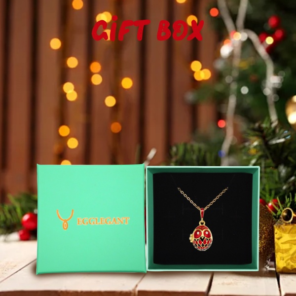 Necklaces & Pendants Owl Egg Pendant Necklace - Unique Bird-Inspired Jewelry EL22-3