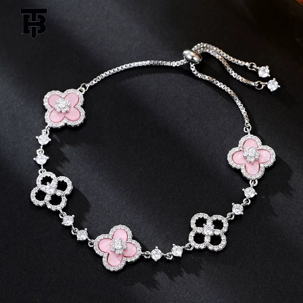 TB BHULAMTE For Women Offers Light Luxury High-end Fashionable Multi-purpose Daily Commuting Zircon Bracelet With A Simple And Niche Design Sense Z260