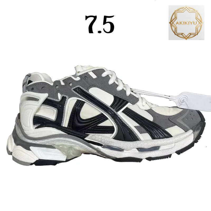 AKIKIYU Designer Casual Shoes Runner 7.0 7.5 Track 3.0 Men Women Paris Triple White Black Pink Grey Beige Sneakers Gomma Leather Nylon Printed Platfor