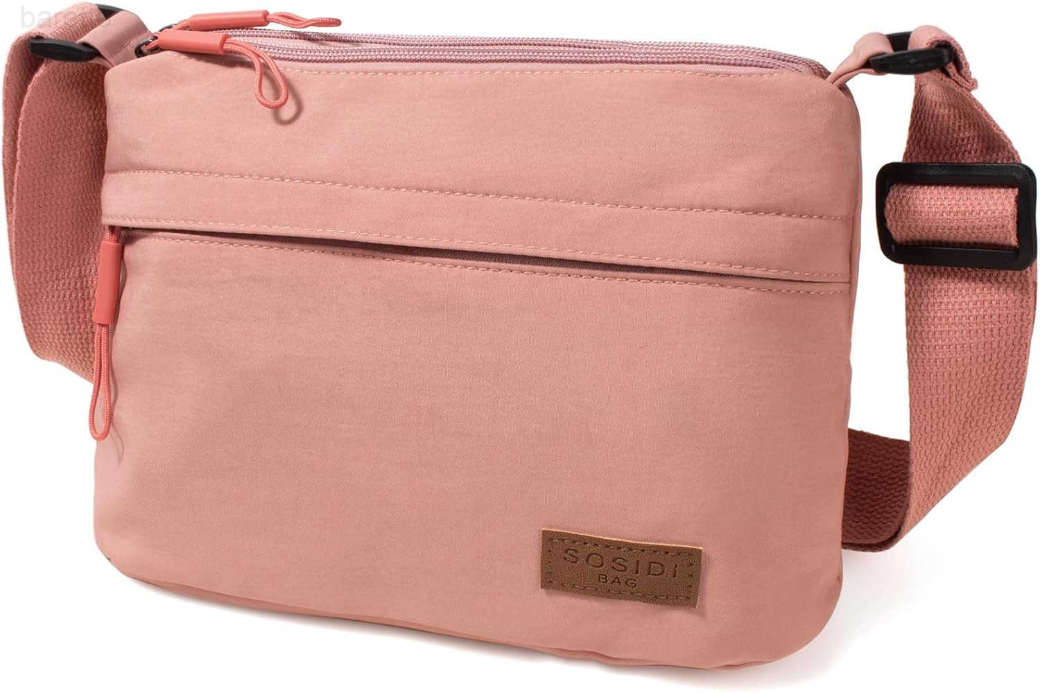 Crossbody Sling Bag Canvas Purse Small Shoulder Handbag 5 Pocket Casual Travel Messenger Hobo Bag Phone Satchel Backpack M250903