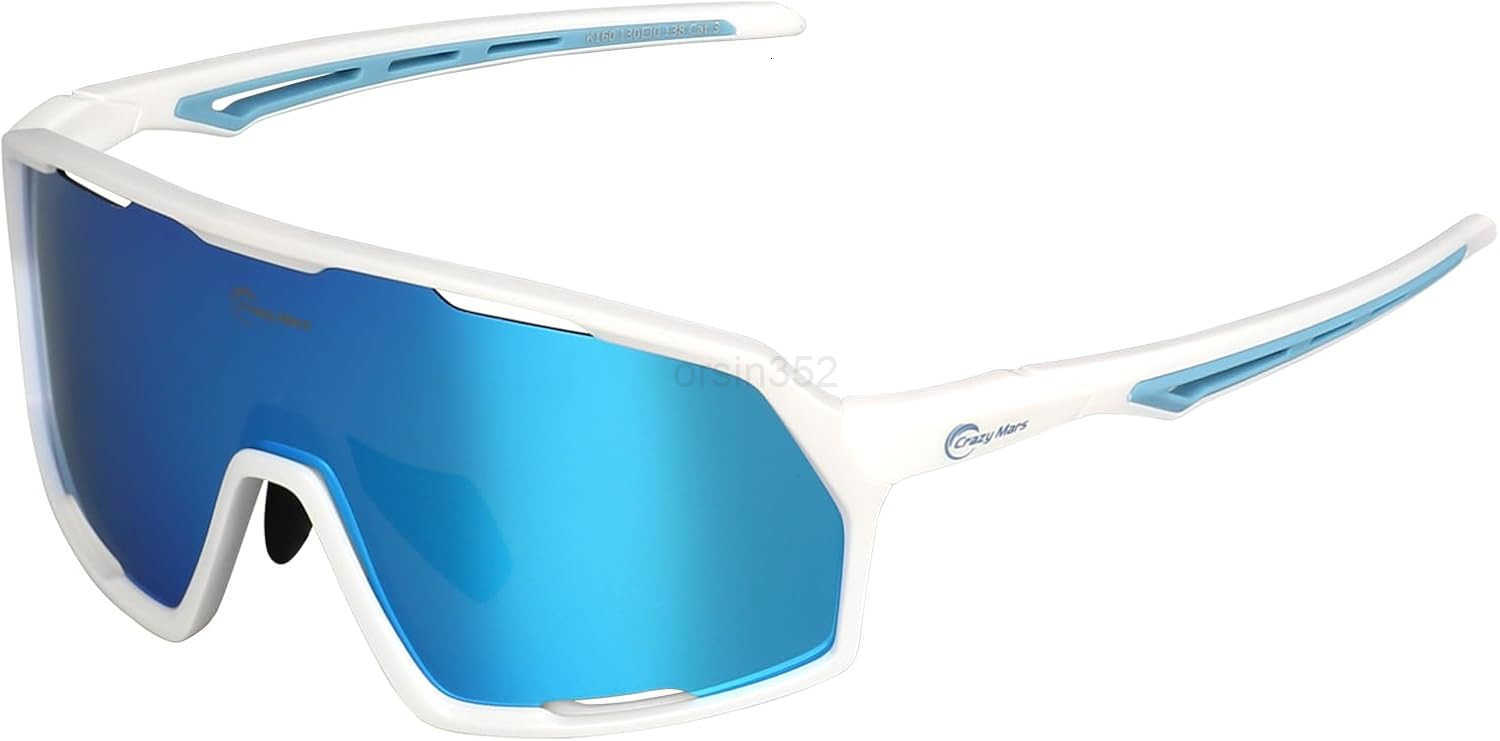 Polarized Sport Safety Sunglasses UV400 Protection Lightweight Glasses for Men Women Adjust for Cycling RunningW250903