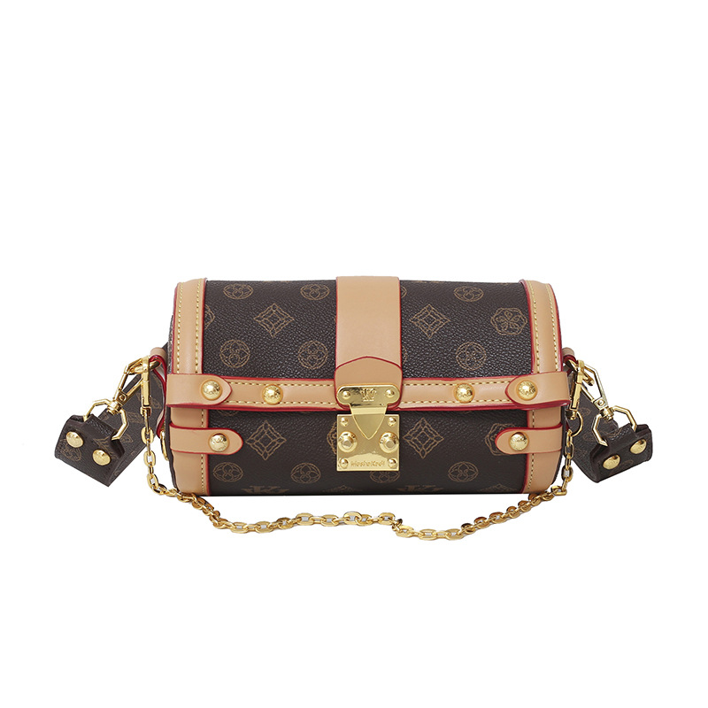Bags for women 2025 new fashion chain bag versatile temperament shoulder messenger bag high-end rivet women's bag