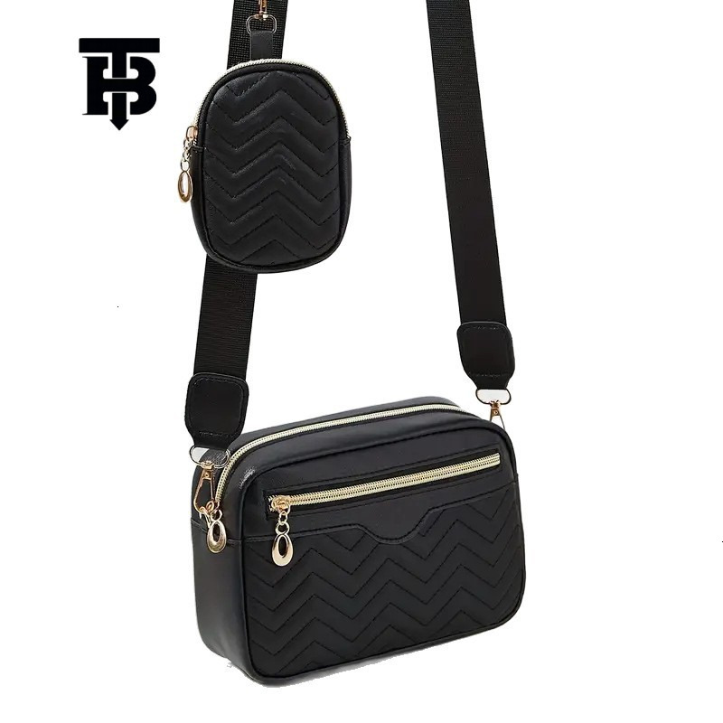 TB BHULAMTE Designer Women's Single-shoulder Bag 2025 New Wave Embroidered Front Zipper Crossbody Bag Camera Bag Casual Mobile Phone Bag Coin Wal
