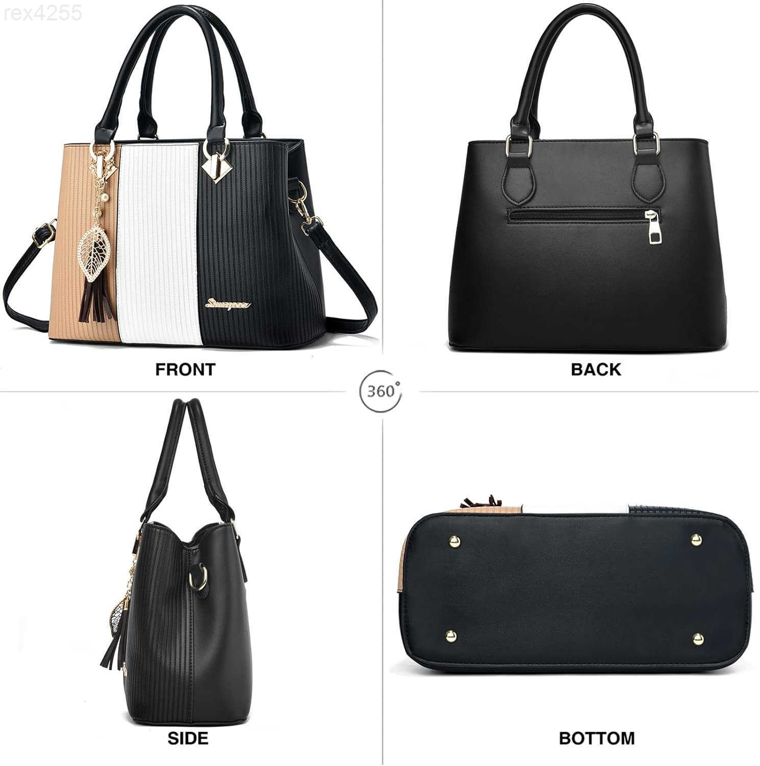 Purses and Handbags for Women Leather Tote Shoulder Bag Medium Satchel Purse Top Handle Bags for LadiesW250903