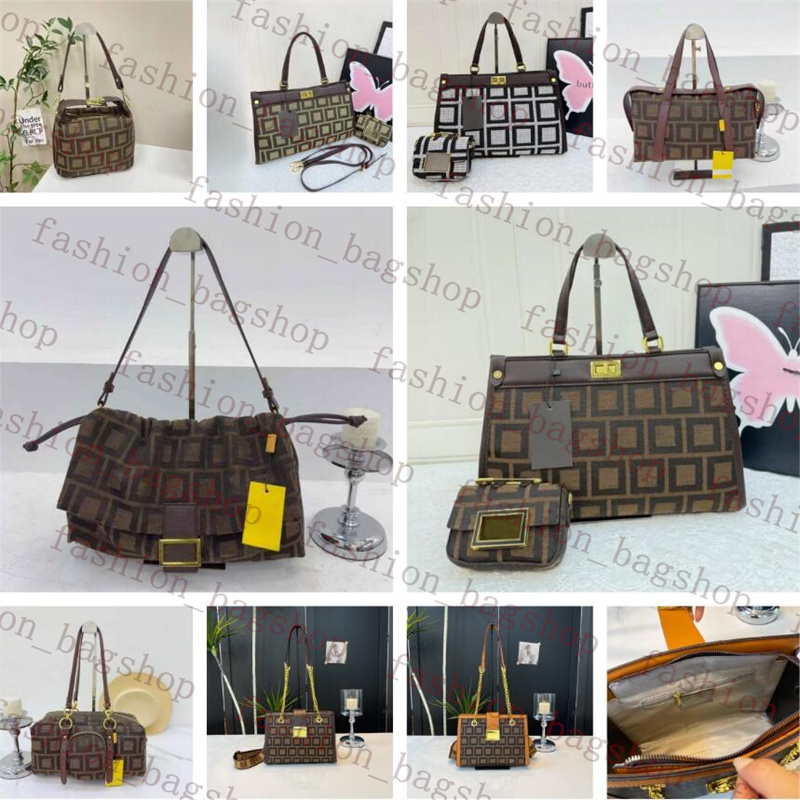 Fashion Designer Bag Women Crossbody baguette Bags Brand Shoulder Bag Vintage Canvas Messenger Bag Leather Handbag Purse Underarm Bag Lady Cross body Totes Wallet