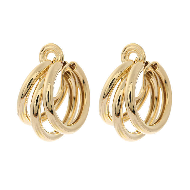 Multi - layer Hoop Gold Earrings: Create Retro Fashion Sense H260202