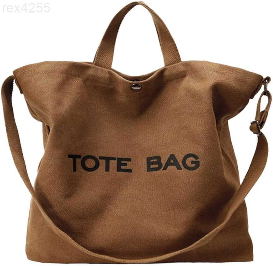 Women Canvas Tote Bag Travel Shoulder Bag Large Capacity Crossbody Top Handle Fashion HandbagsW250903