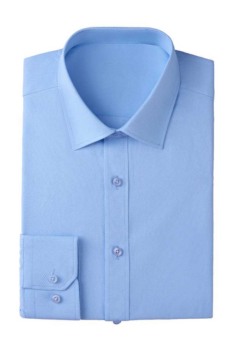 Cotton Checked Mens Formal Business Longsleeved Shirt Mens Poplin Extra Slim Fit Windsor Collar Single Cuff Shirt White S6XL X250903