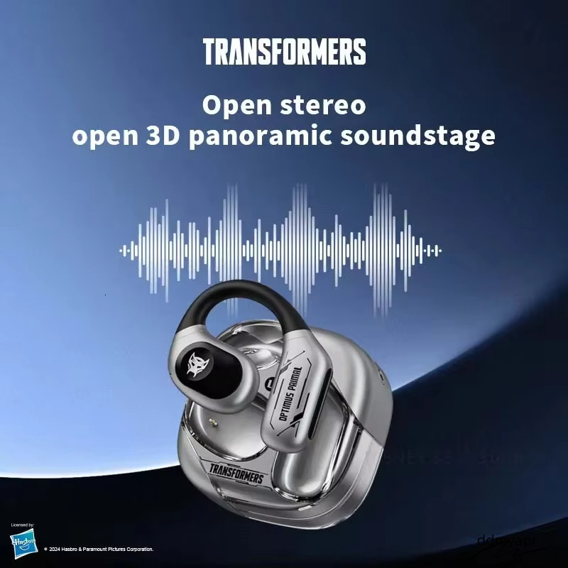 TRANSFORMERS Wireless Fashion Headphones Ear ddmyaug Hook Earphones HIFI Stereo Sound Sport Music Earbuds Long Endurance Gifts Tf-T18 ddmyaug ddmyaug