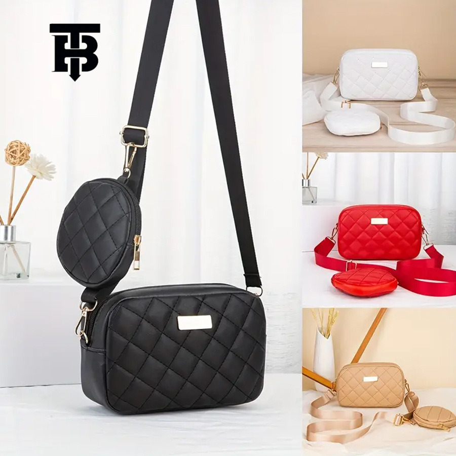 TB BHULAMTE Designer 2025 Luxury Women's Bag Light Luxury Niche Fashion Two-piece Set Simple Commuting Portable Women's Crossbody Bag