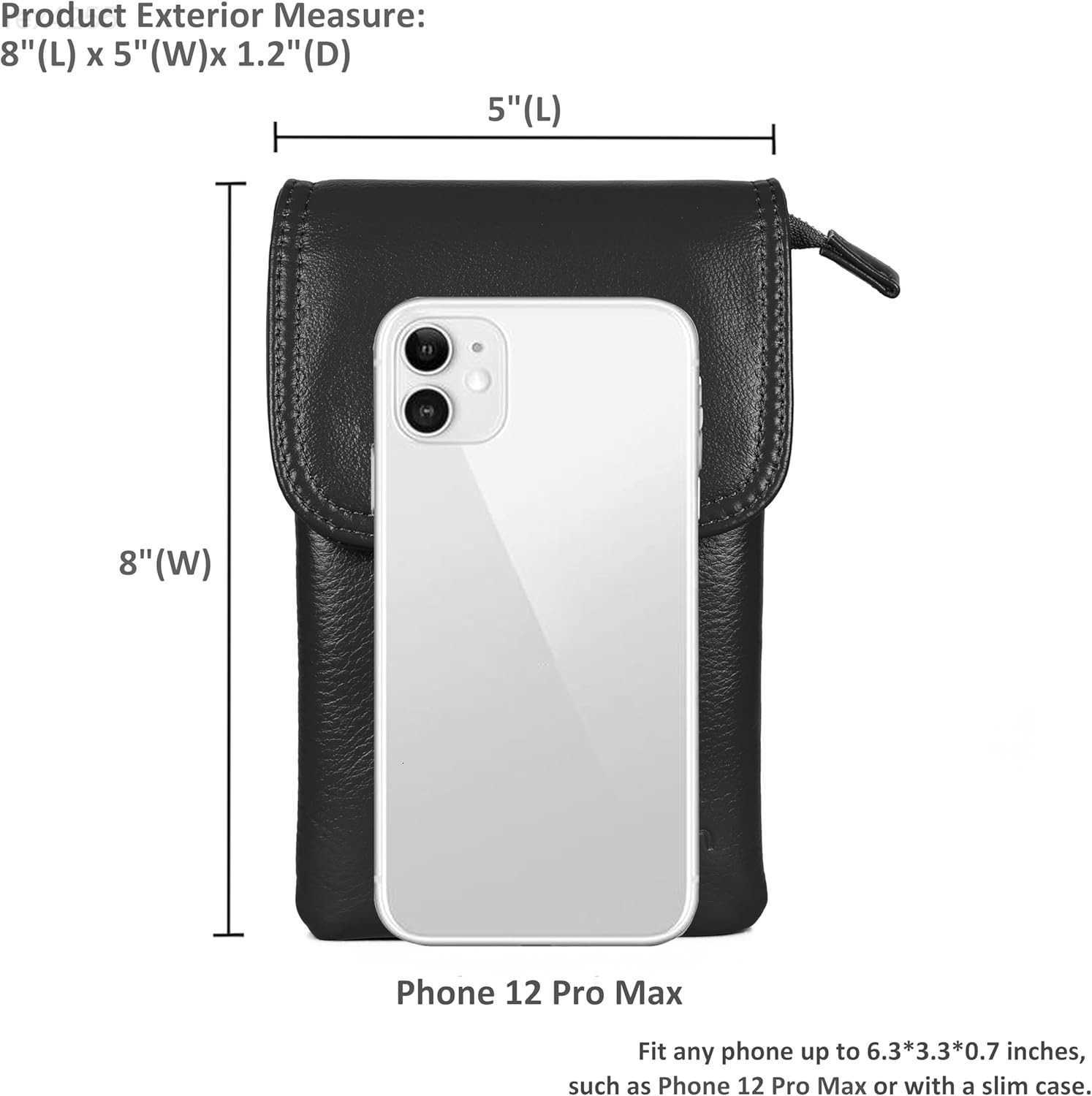 Small Crossbody Bags for Women Cell Phone Bag Cross Body PursesSilver ZipperW250903