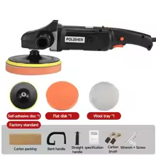 1400W High Power Car Polisher 8 Gears Auto Beauty Electric Polishing Waxing Machine Portable Car Detailing Scratch Repair Tools
