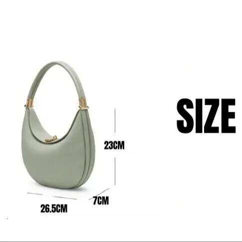 Medium Moon Bend Crescent Bag Shoulder Crossbody Women's Bags Soft Wearable Simple Peplum