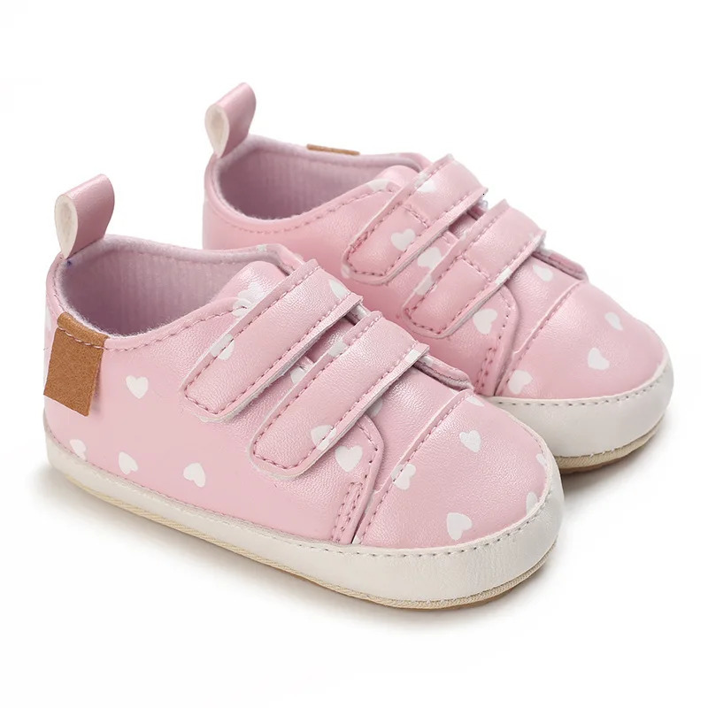 Meckior Baby Boy Girl Shoes PU Leather Sneakers Rubber Bottom Nonslip Lightweight First Walker Crib Shoes 018 Months 250902