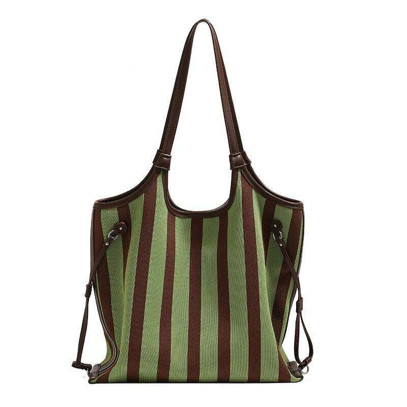 SEMALAYA Trend Niche Fashion Canvas Women 2025 New Underarm With Large Capacity Commuter Tote Bag