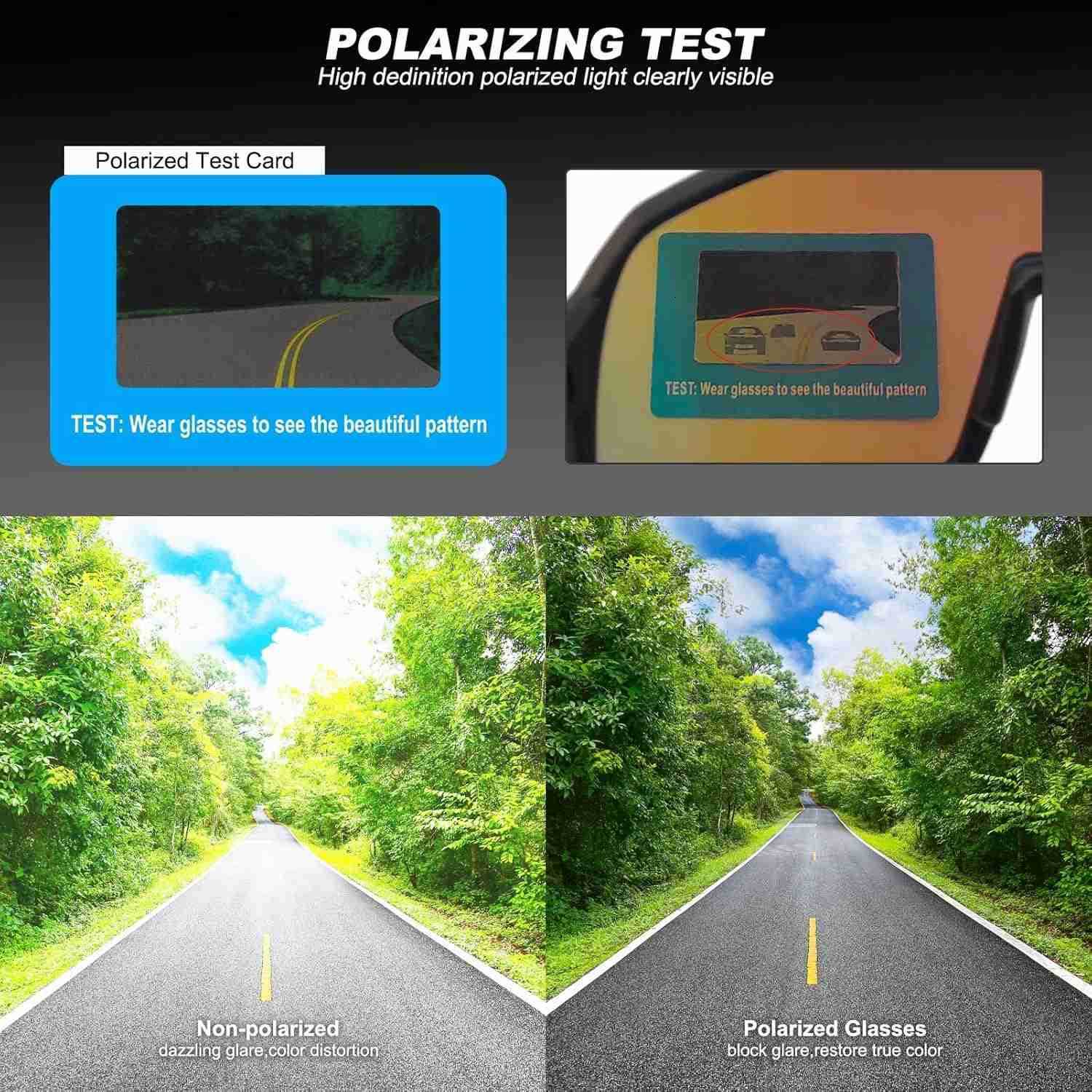 Polarized Cycling Glasses Sports Sunglasses UV400 Protection Men Women Running Fishing Driving Baseball GlassesW250903