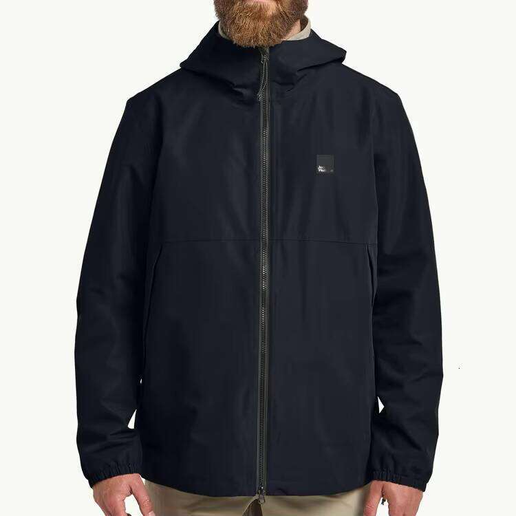 High Quality Men's Technical Hooded Jacket Waterproof Soft Shell Winter Ski Suit Casual Style Zipper Thin Spring