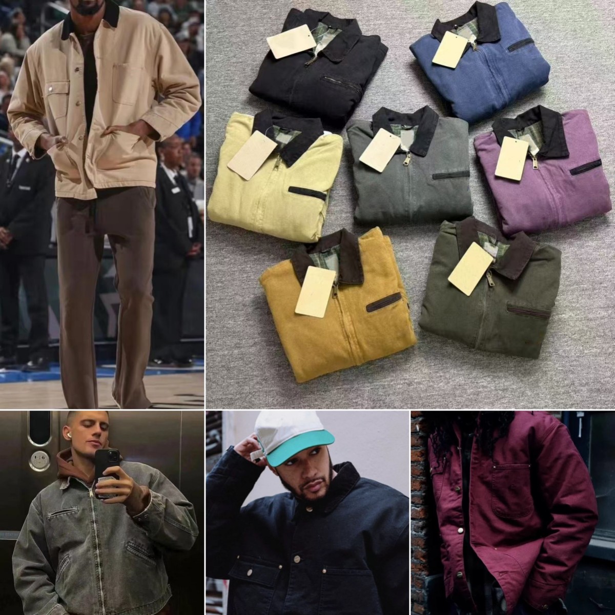 jacket mens designer jacket designer coat jackets vintage classic style top quality 100% cotton coat mesh lining work jackets