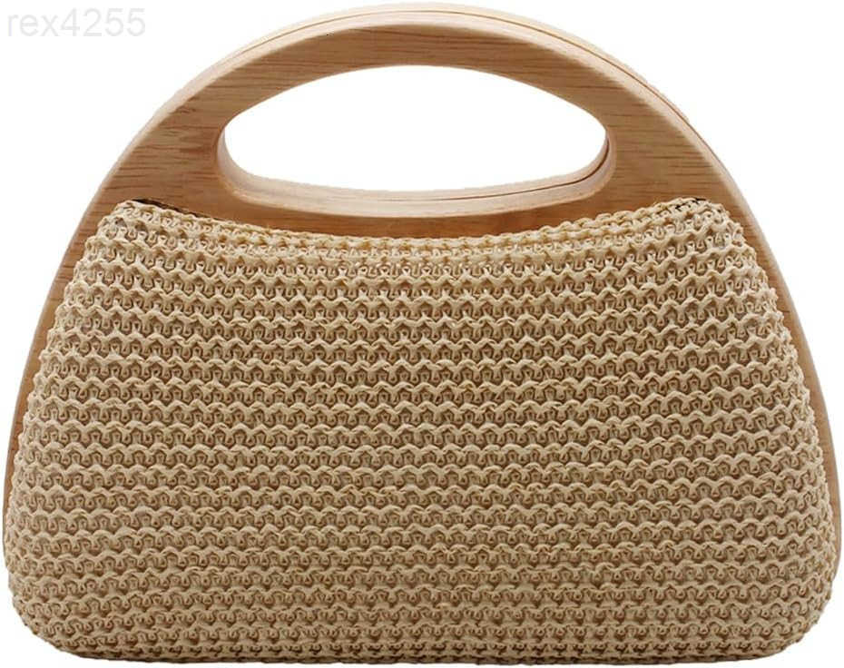 Straw Clutch Handbags Women Beach Crossbody Handwoven Summer Purse Wallet Top handle Evening Bag for Wedding PartyW250903