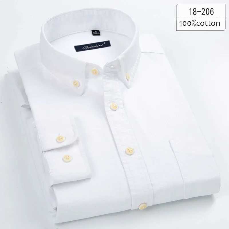 New in shirt plus size 8xL longsleeve 100cotton shirts for men slim fit formal plain shirt soft white black office clothes X250903