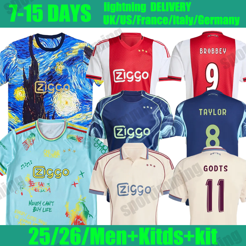 AMS 25 26 Soccer Jerseys BERGHUIS #23 TRAOR #20 WEGHORST#25 HENDERSON #6 2025 football shirtmens kit kids