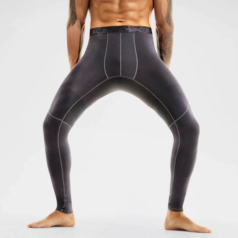 5PCSMens thermal underwear mens thin long Johns mesh breathable pants nowear underpants youth legging 250903