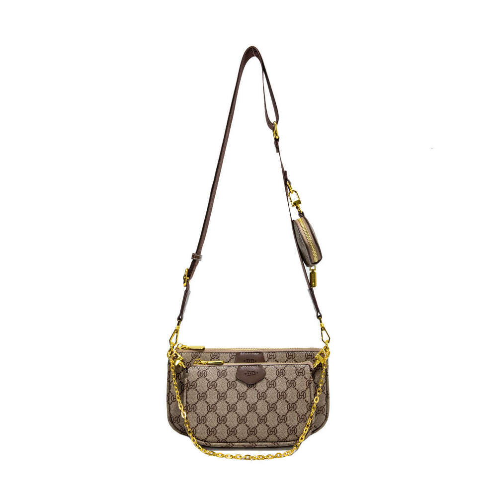 Fashion Monica Chic Trend Crossbody Bag For Women, Unique Design, Stylish Three-Piece Set, Small Square Bag, Trendy Women, Design, Set, ,