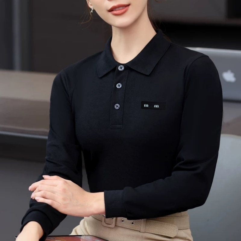 Designer womens polo shirt women top tshirts women tshirt fashion tees Embroidery letter womens tank tee women clothes tops T-Shirts long sleeve T-shirt clothes