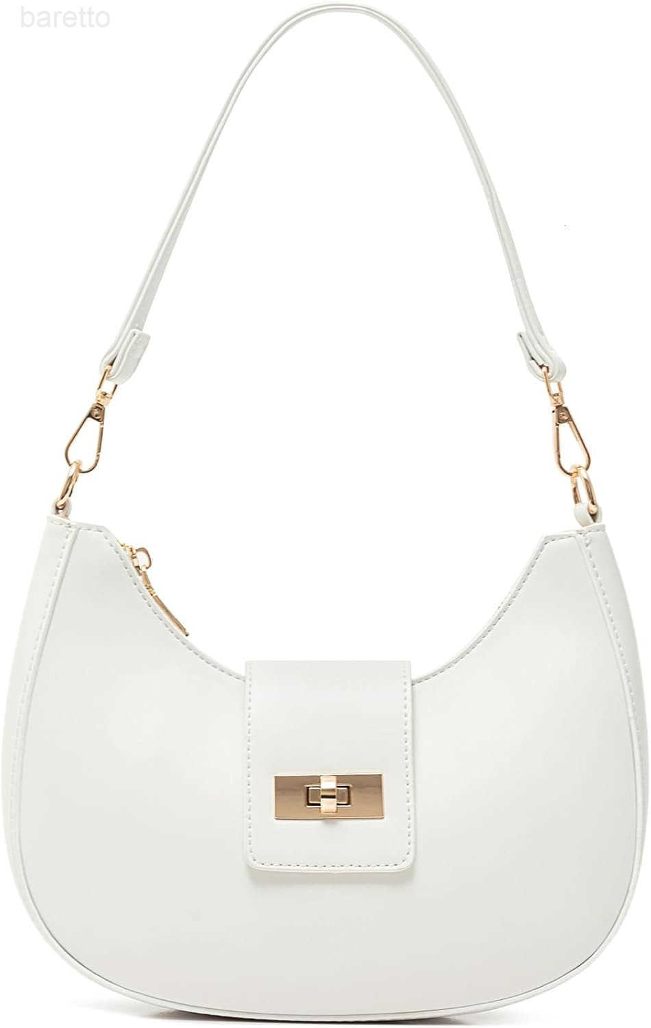 Crescent Shoulder Bag for Women Retro Vegan Leather Crossbody Bags Tote HandBag Underarm Purses M250903