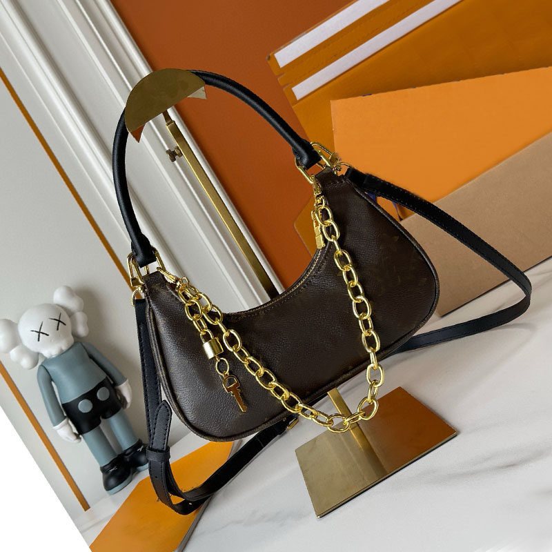 Luxury Designer Bag High Quality Early Spring Collection Half Moon Stick Bag Original Box Brand Designer25223