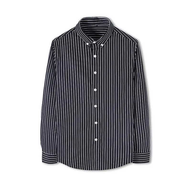 Spring new mens shirt 3d print stripe business print long sleeve casual shirt mens fashion formal lapel button down shirt X250903
