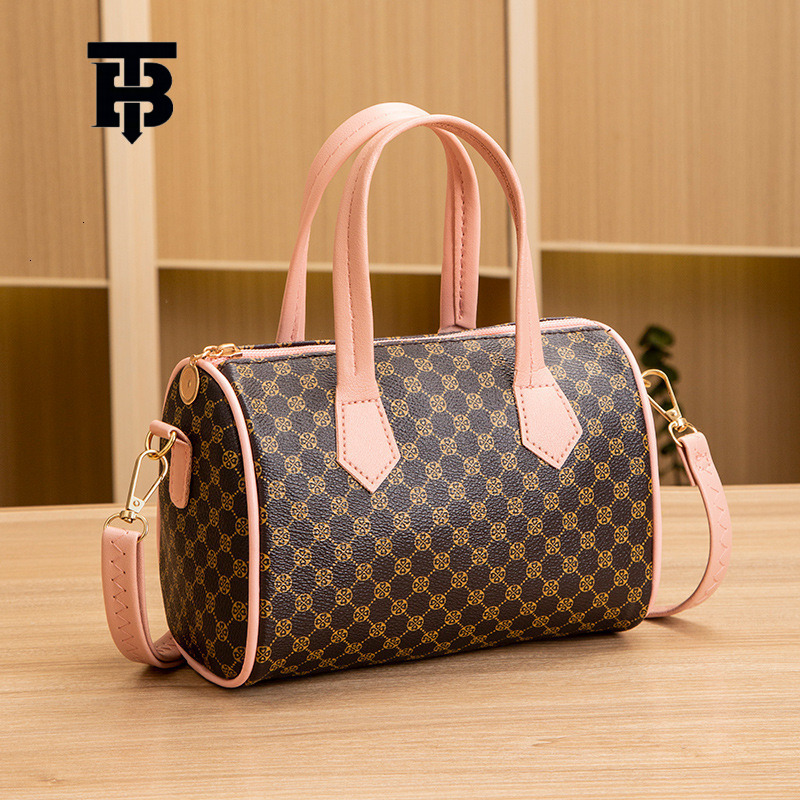 TB BHULAMTE Designer Four-leaf Clover Print Hand-held Pillow Bag New Trendy And Casual, Large-capacity Monogram Crossbody Bag