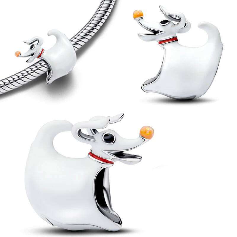 New 2025 Hot S925 Halloween Golden Castle Series Charm Suitable For 925 Sterling Silver Bracelet Keychain Holiday DIY Gift