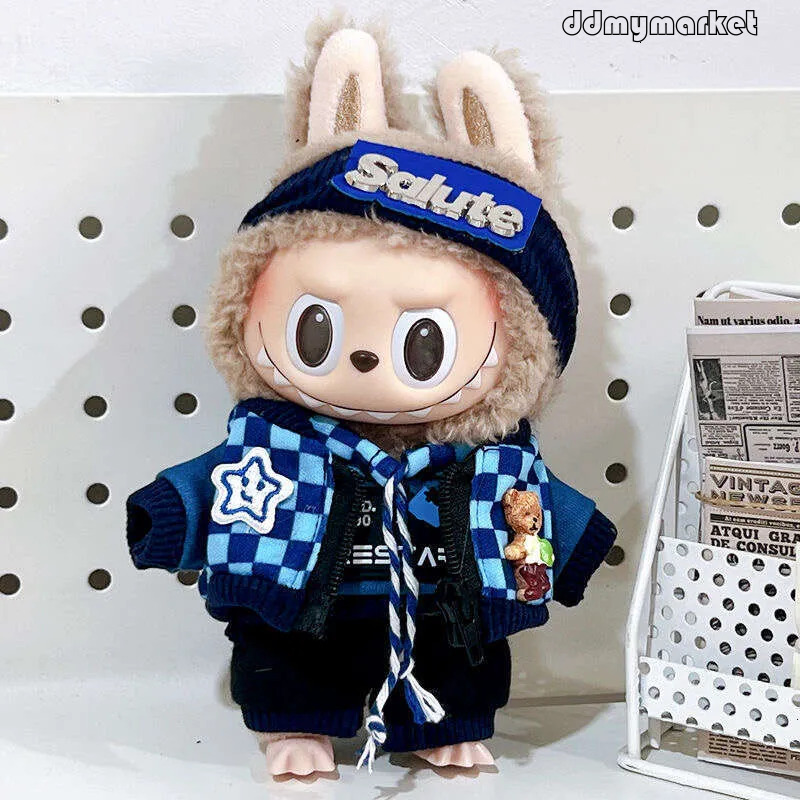 Clothes for 17cm Labubu Doll, Cute DIY Outfits & Accessories, Without Doll Included ddmymarket